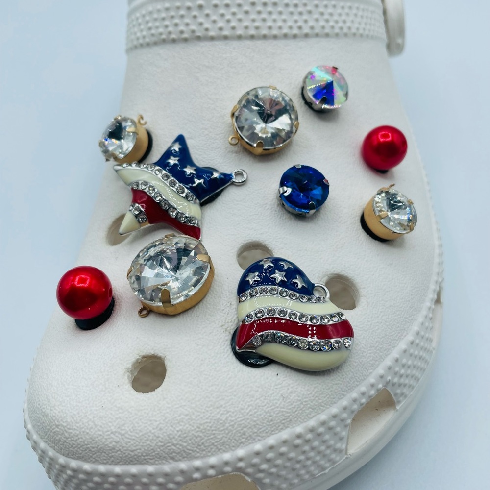 Crocs independence day lovely charms set